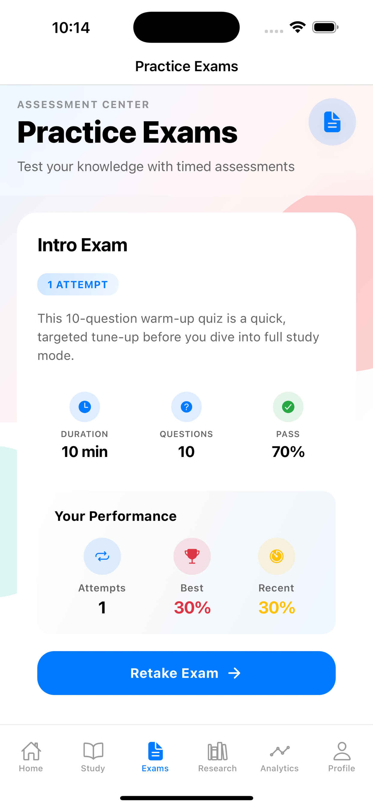 Progress Tracking