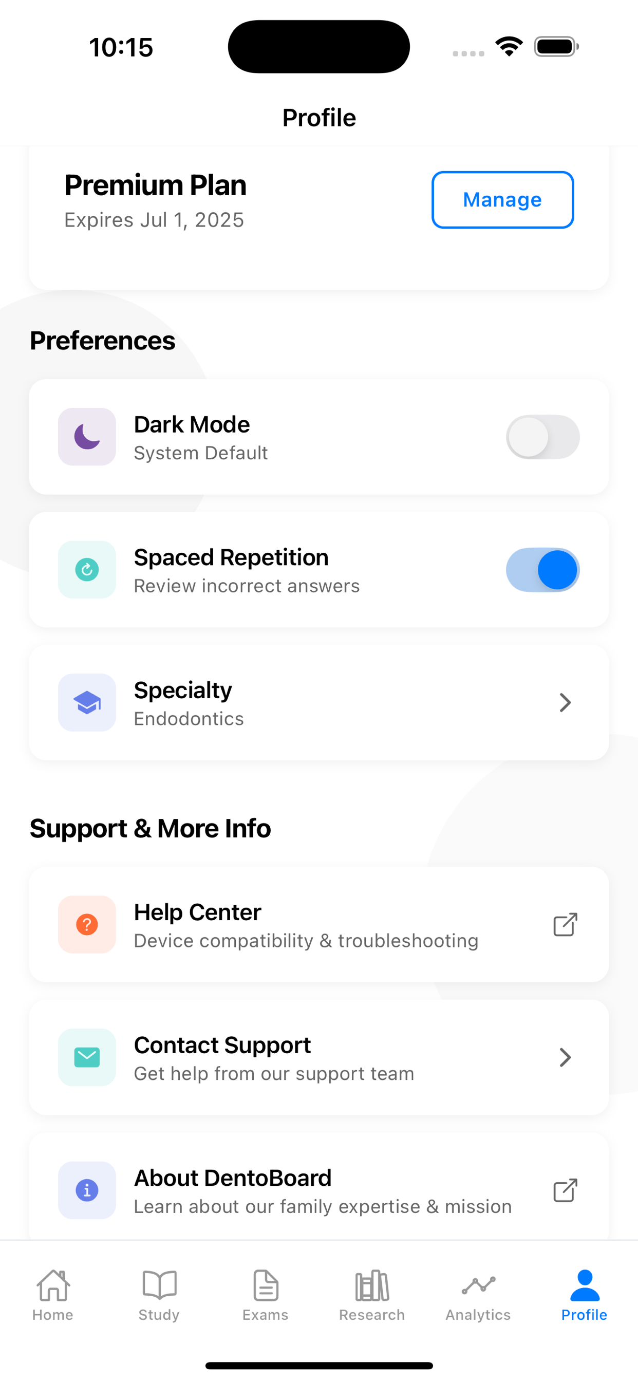 Premium Features